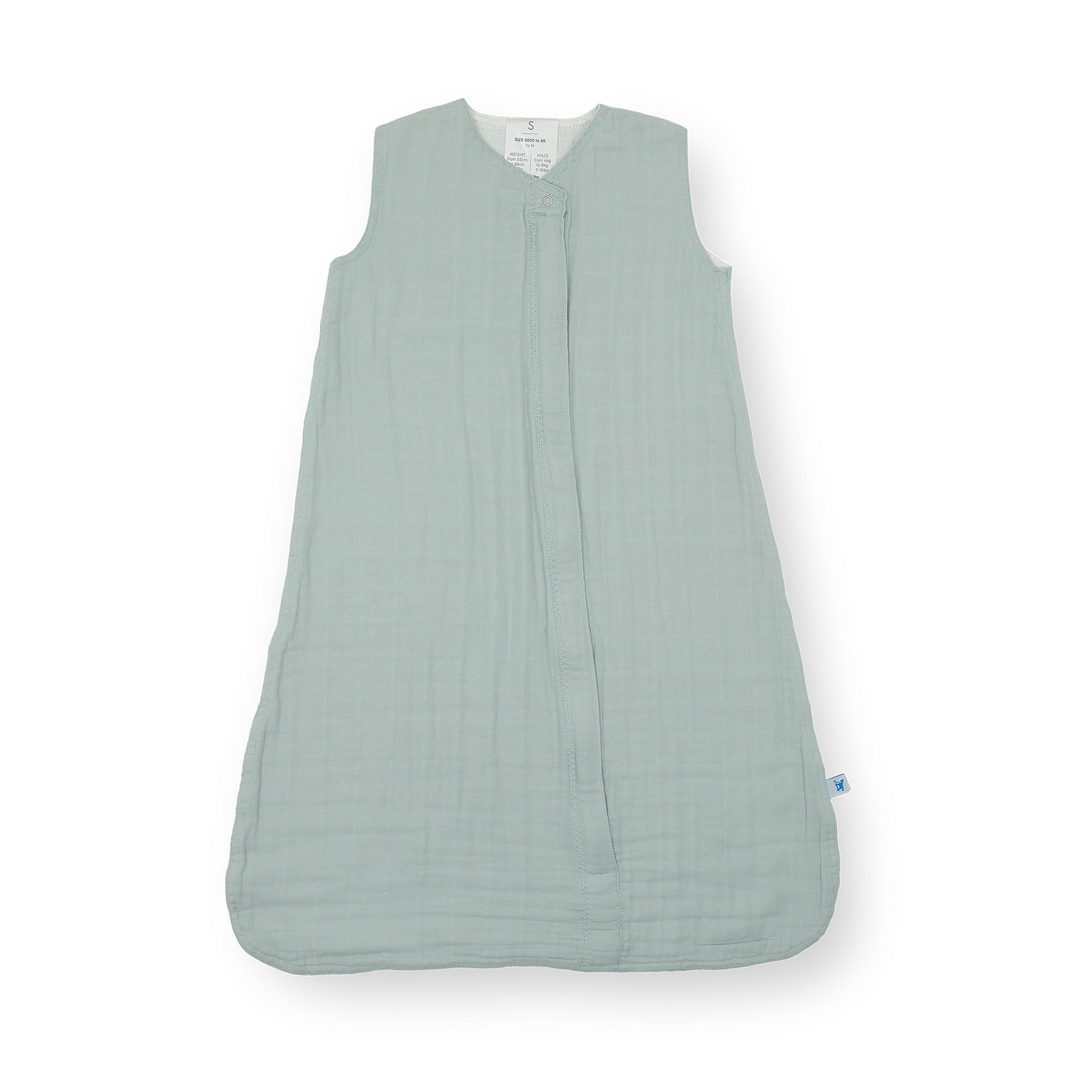 Cotton Muslin Sleep Bag - Sea Salt